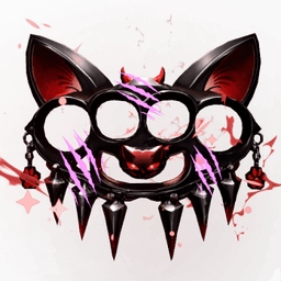 Spiked Dark Kitty Knuckles