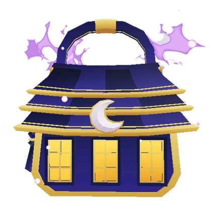 Moonlit Pagoda Purse