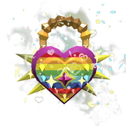 Rainbow Heart Purse