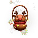 Reindeer Plushie Pouch