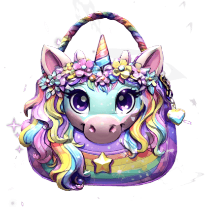 Unicorn Cloud Purse