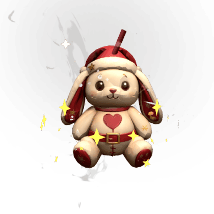 Santa Bunny Plushie Stanli