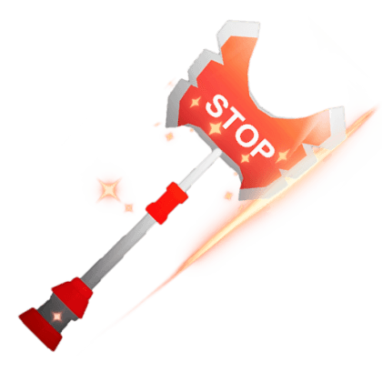Axe Stop Sign