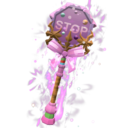 Candy Pop Stop Sign
