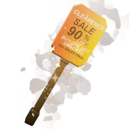 Clearance Sale Sign