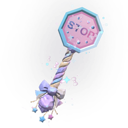 Cotton Candy Stop Sign