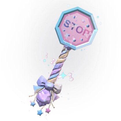 Cotton Candy Stop Sign