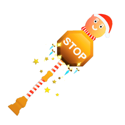 Gingerbread Stop Sign