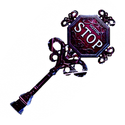 Gothic Stop Sign