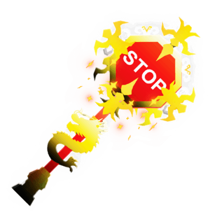 Lunar Stop Sign
