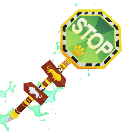 Safari Sign Stop Sign