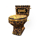Baddies Cheetah Toilet