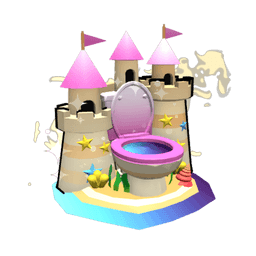 Sand Castle Toilet
