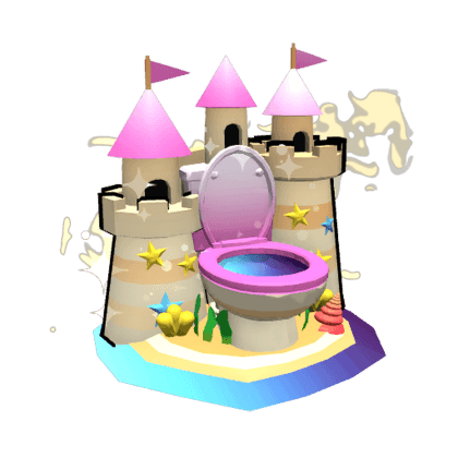 Sand Castle Toilet