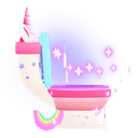 Unicorn Toilet