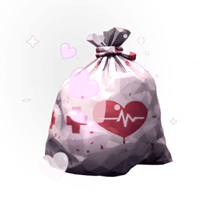 Love Sick Trash Bag