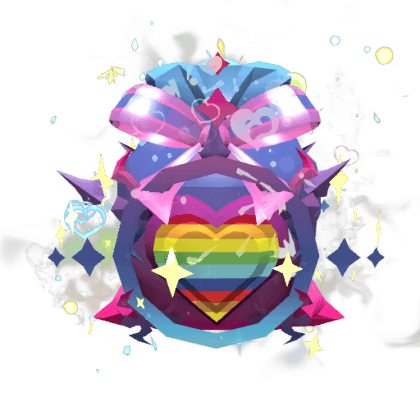 Rainbow Heart Trash Bag