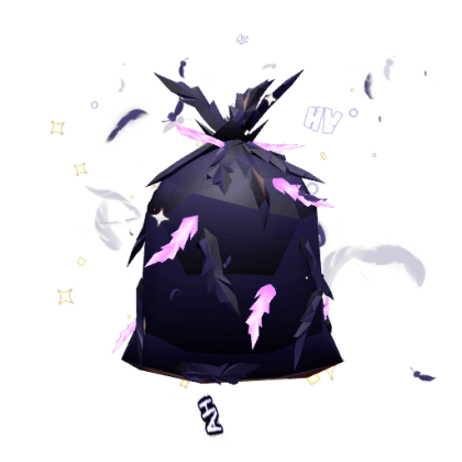 Raven Feather Trash