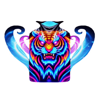 Tiger Rage Trash Bag