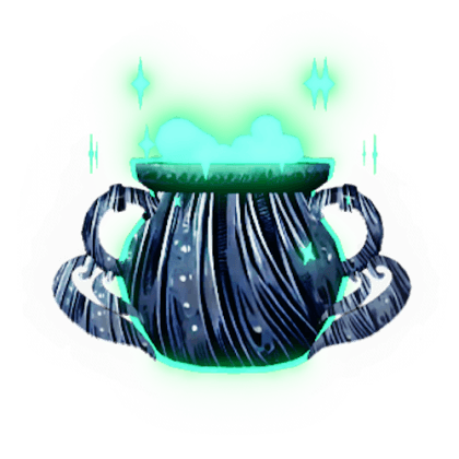 Witchs Cauldron Trash Bag