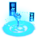 Blue Ninja Katana Emote