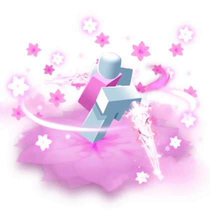Dual Bloomveil Kunai Emote