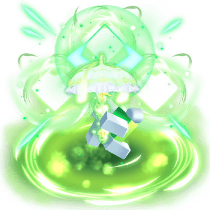 Emerald Parasol Emote