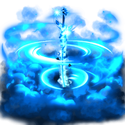 Blue Oni Katana Explosion