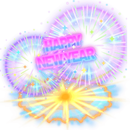 Happy New Year Explosion