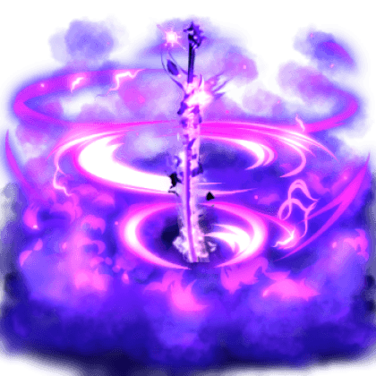 Purple Oni Katana Explosion