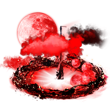 Red Moon Katana Explosion
