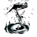 Yin Yang Parasol Explosion