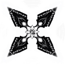 Black Ninja Star