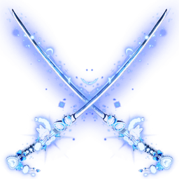 Dual Blue Bunny Katana