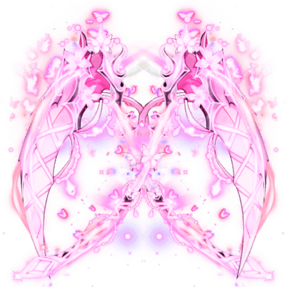 Dual Crystal Ribbon Scythe