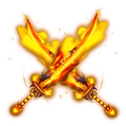 Dual Fire Katana