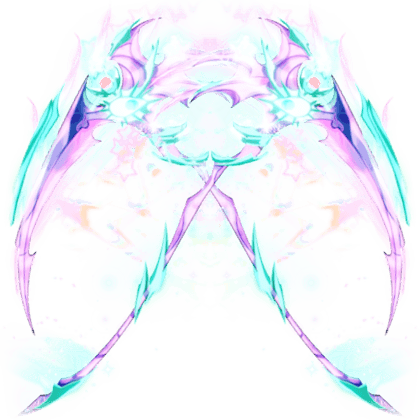 Dual Prismatic Gem Scythe