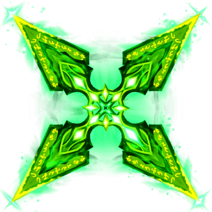 Green Ninja Star