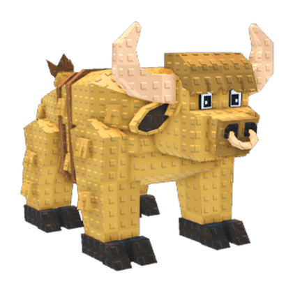 Golden Hay Bull