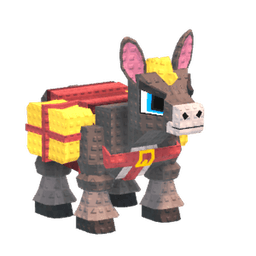Haycart Donkey