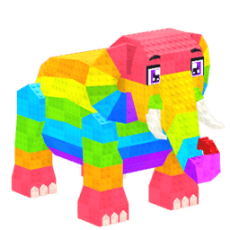 Rainbow Elephant