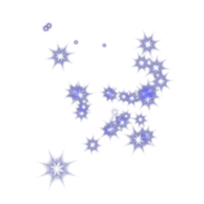 Blue sparkles