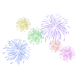 Colourful Fireworks