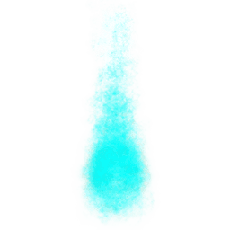 Cyan flame