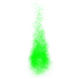 Green flame