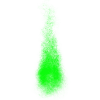 Green flame