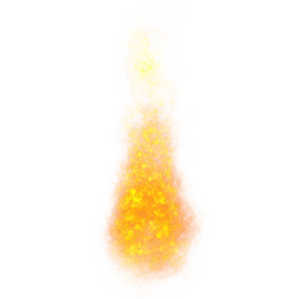 Orange flame