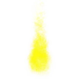 Yellow flame