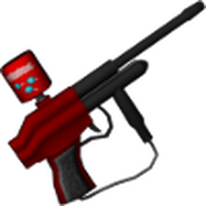 Red Paintball Gun