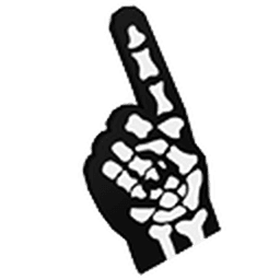Skeleton Foam Finger